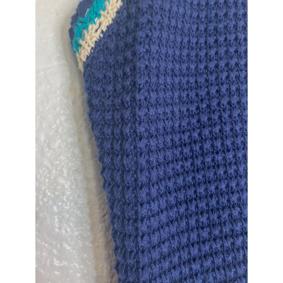 Xhilaration Womens Size XS Crocheted knit Top Print Bottom Maxi Dress Tank Multi - Picture 3 of 6